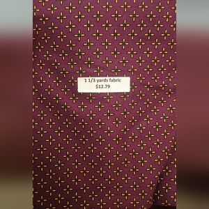 Purple Floral Fabric by the Yard